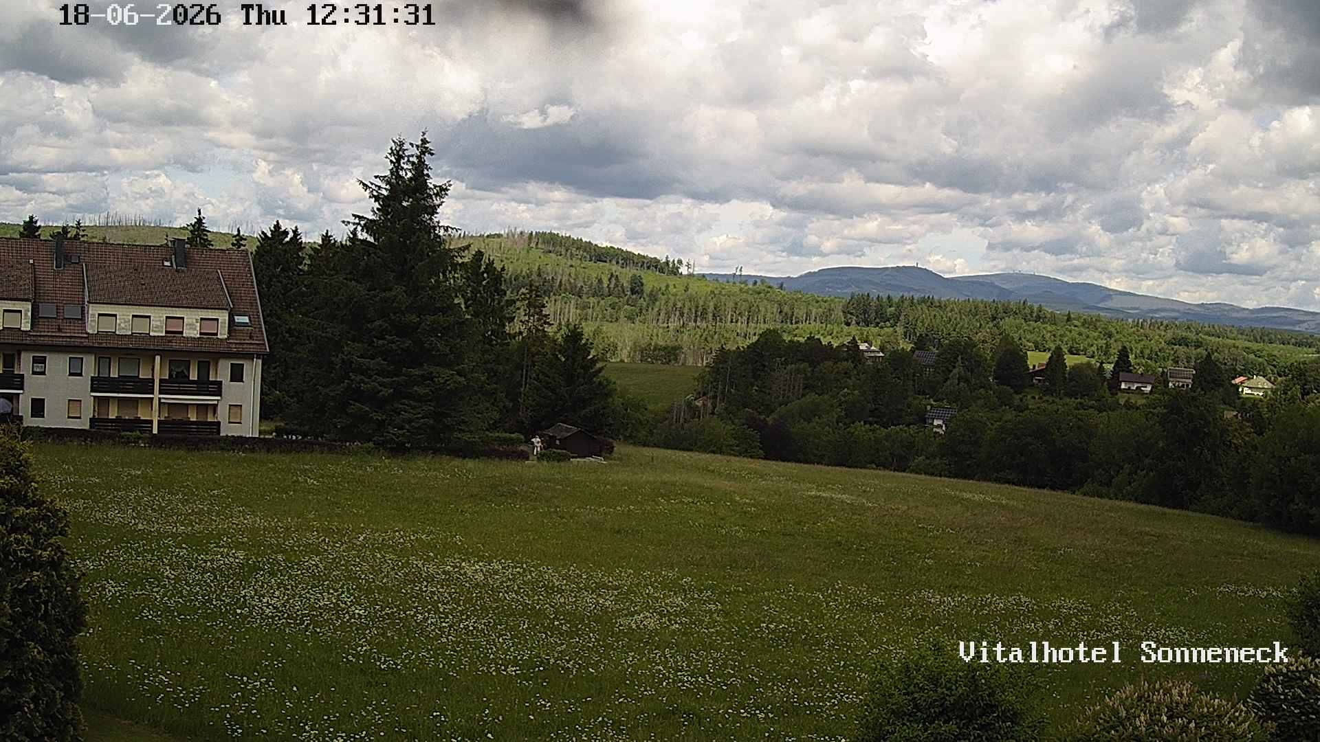 Archived image Webcam Hohegeiß-Braunlage: Panorama view