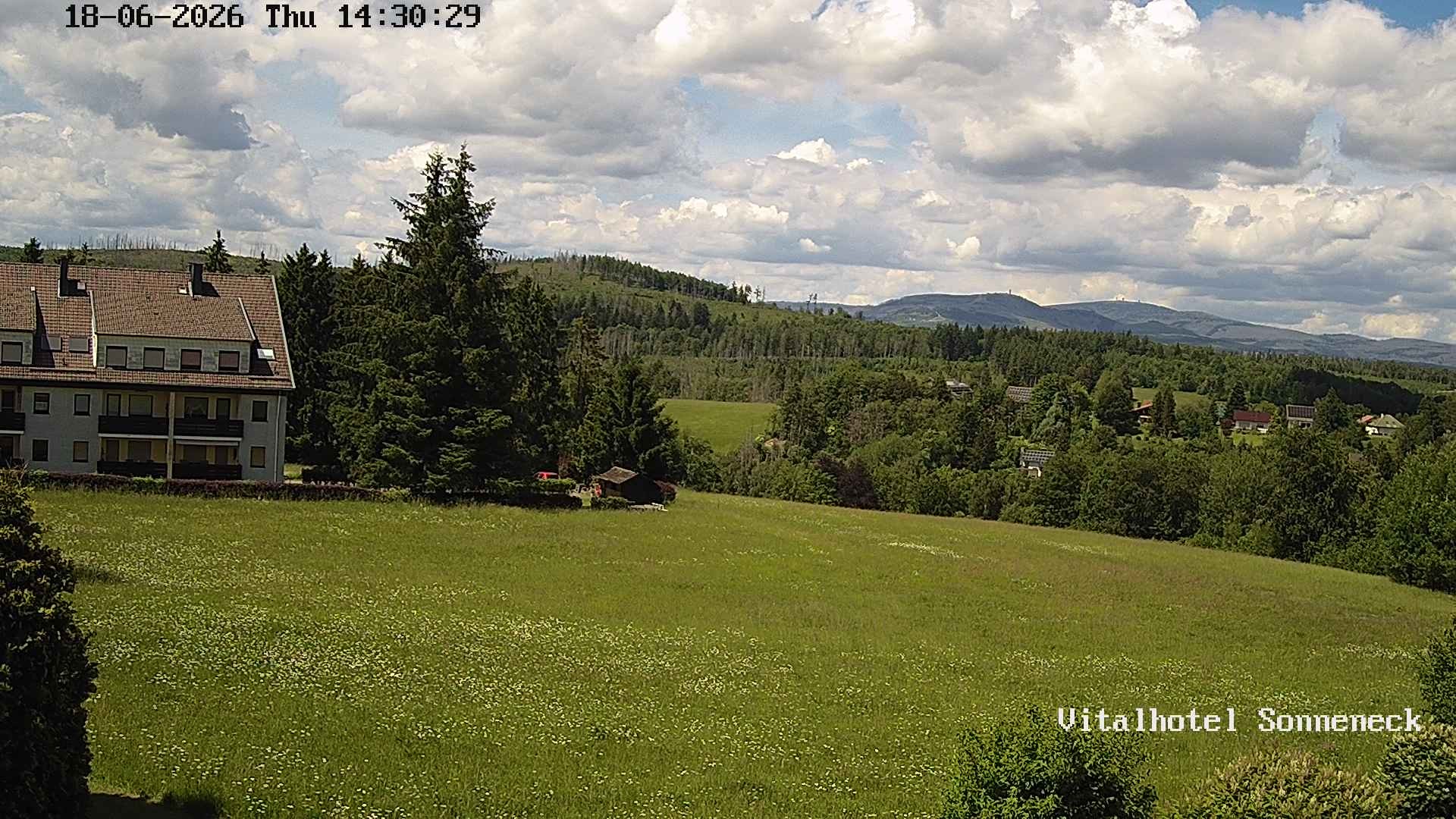 Archived image Webcam Hohegeiß-Braunlage: Panorama view