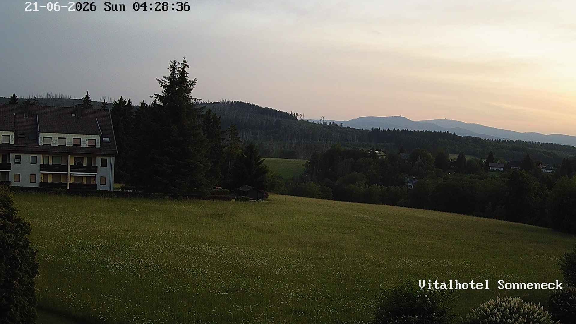 Archived image Webcam Hohegeiß-Braunlage: Panorama view