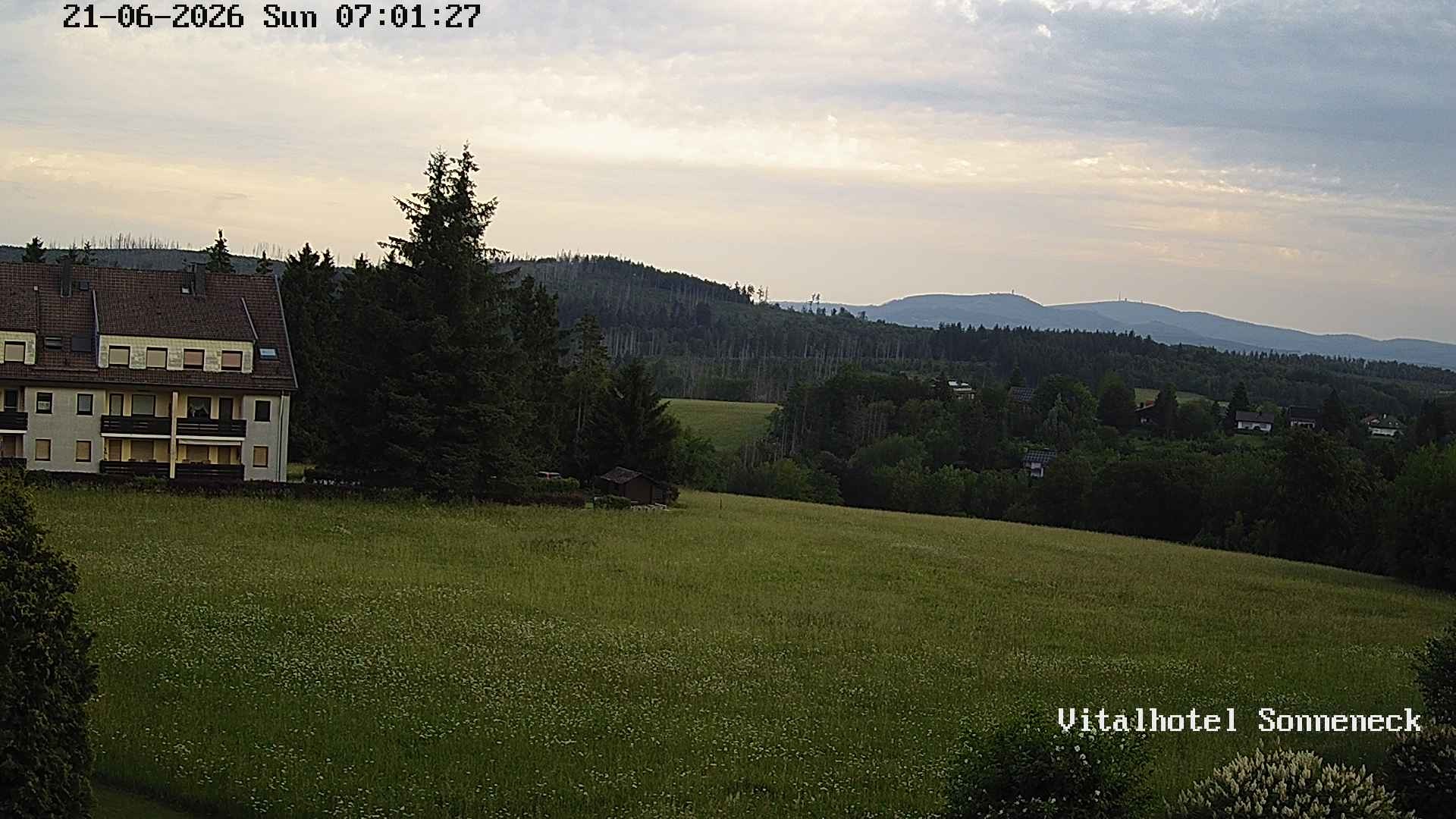 Archived image Webcam Hohegeiß-Braunlage: Panorama view