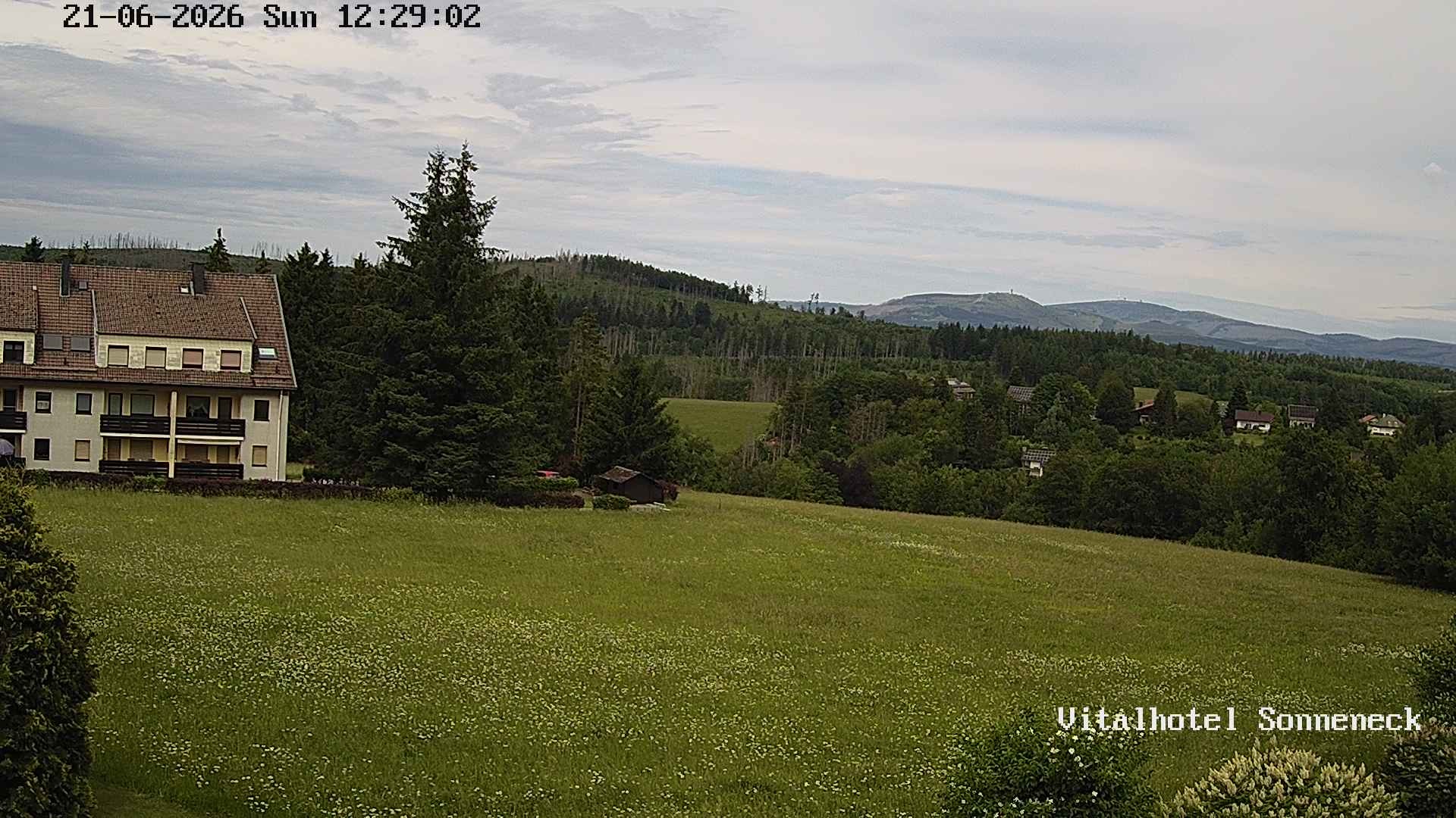 Archived image Webcam Hohegeiß-Braunlage: Panorama view