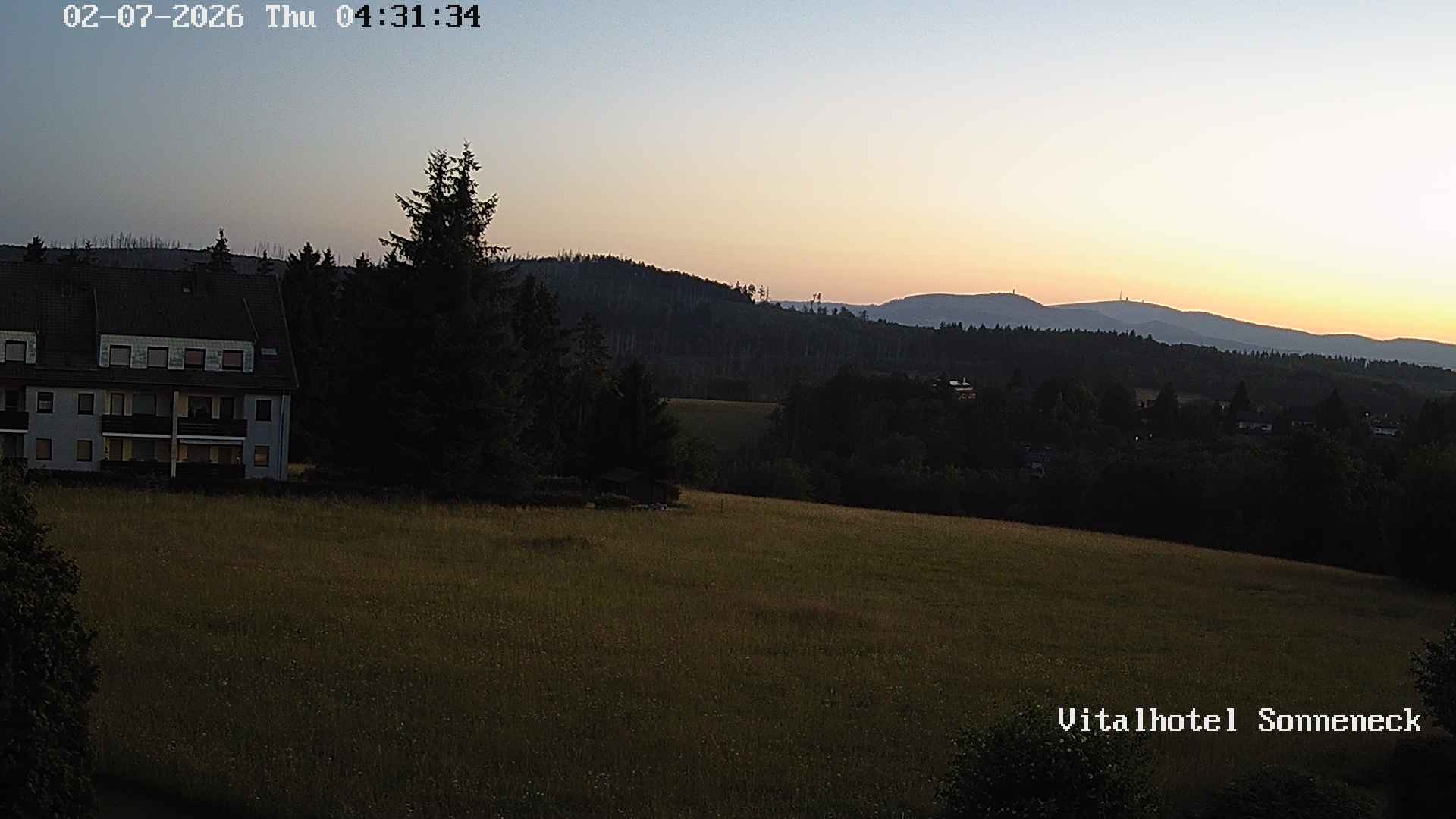 Archived image Webcam Hohegeiß-Braunlage: Panorama view