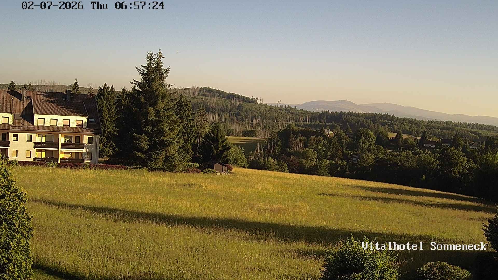 Archived image Webcam Hohegeiß-Braunlage: Panorama view