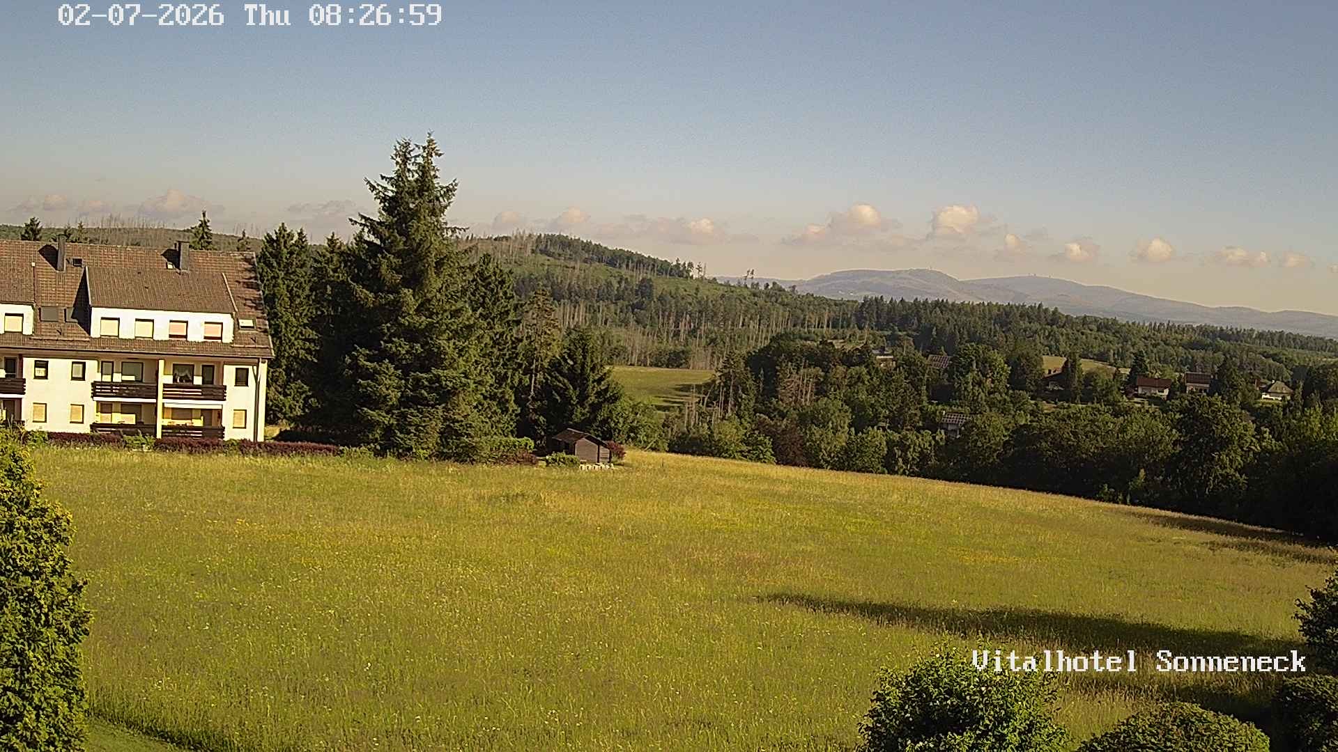Archived image Webcam Hohegeiß-Braunlage: Panorama view