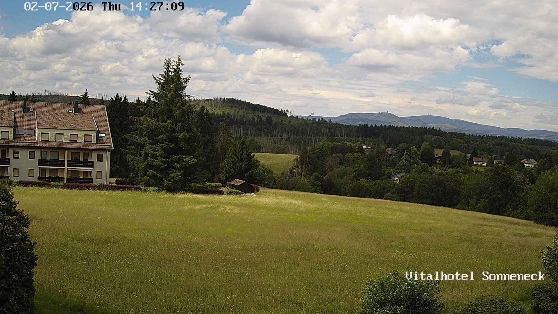 Archived image Webcam Hohegeiß-Braunlage: Panorama view