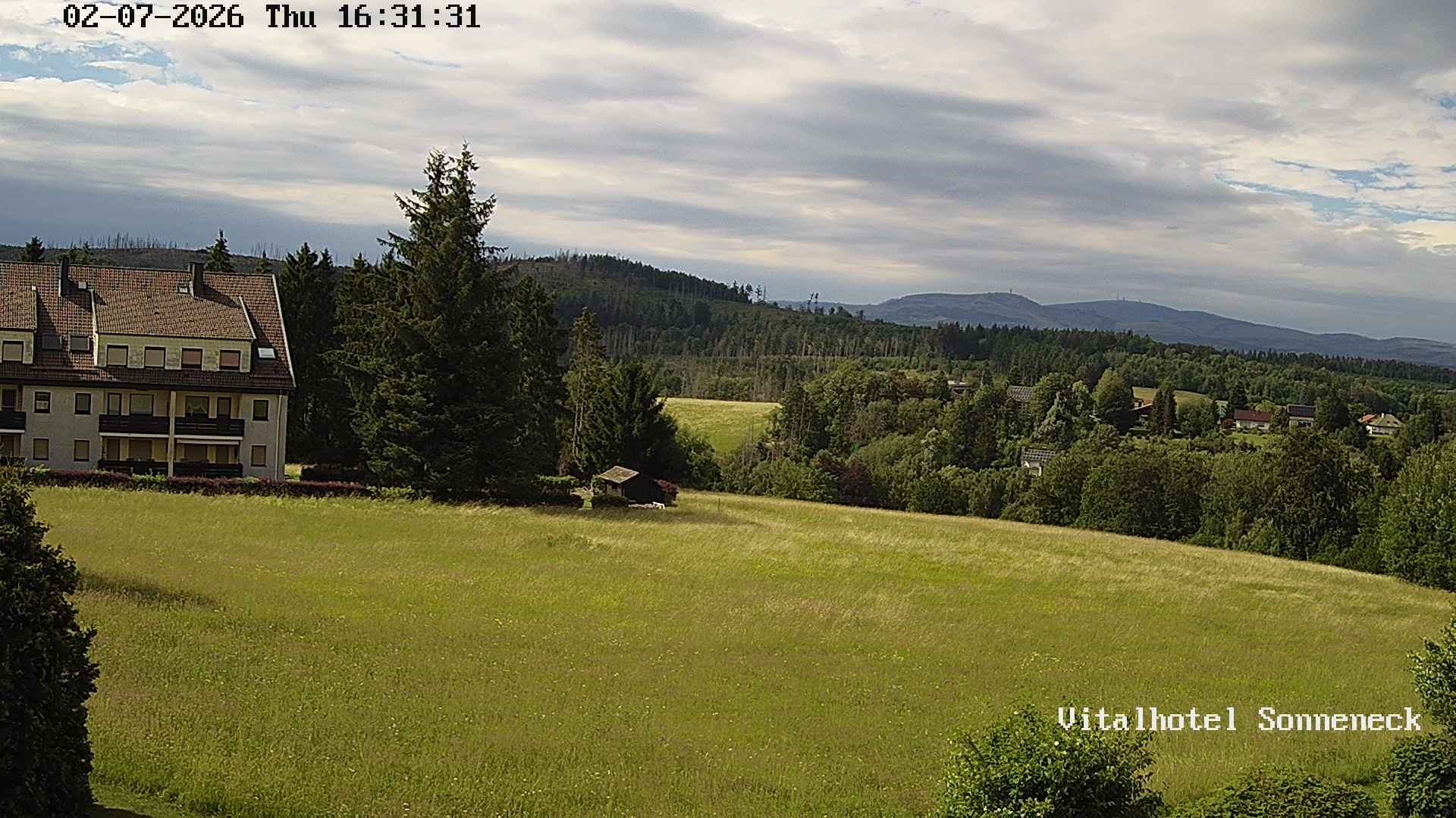 Archived image Webcam Hohegeiß-Braunlage: Panorama view