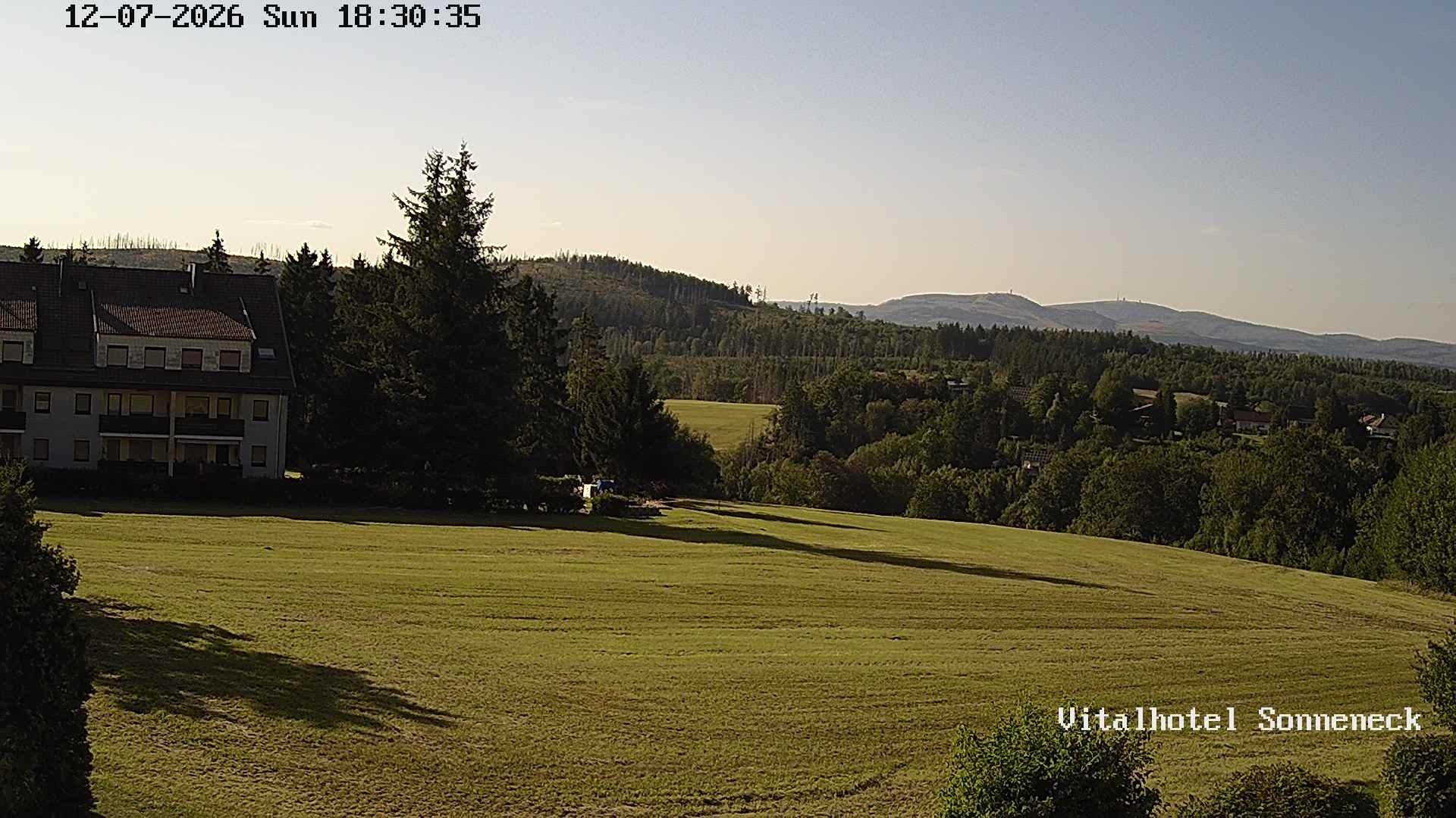 Archived image Webcam Hohegeiß-Braunlage: Panorama view