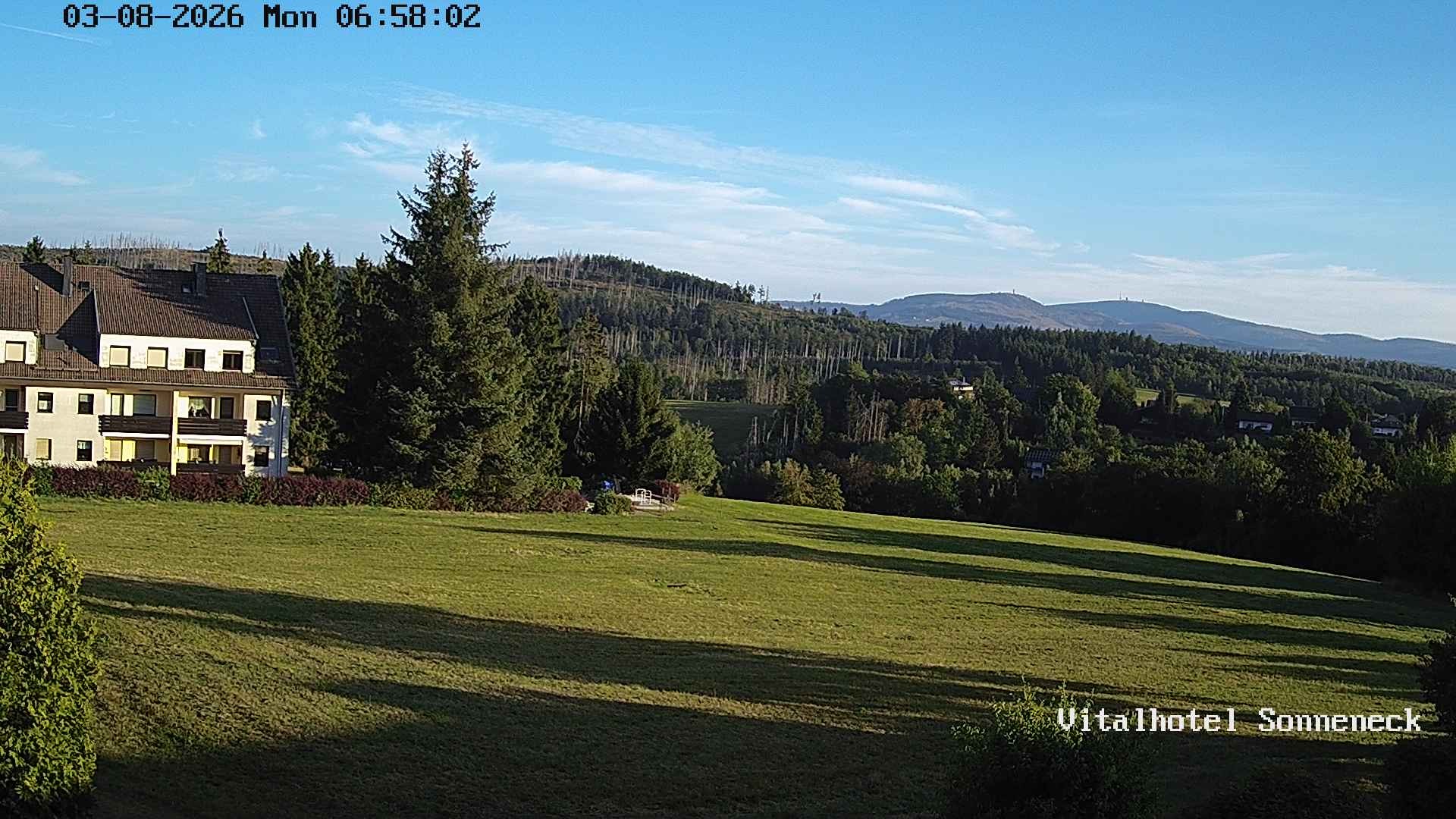 Archived image Webcam Hohegeiß-Braunlage: Panorama view