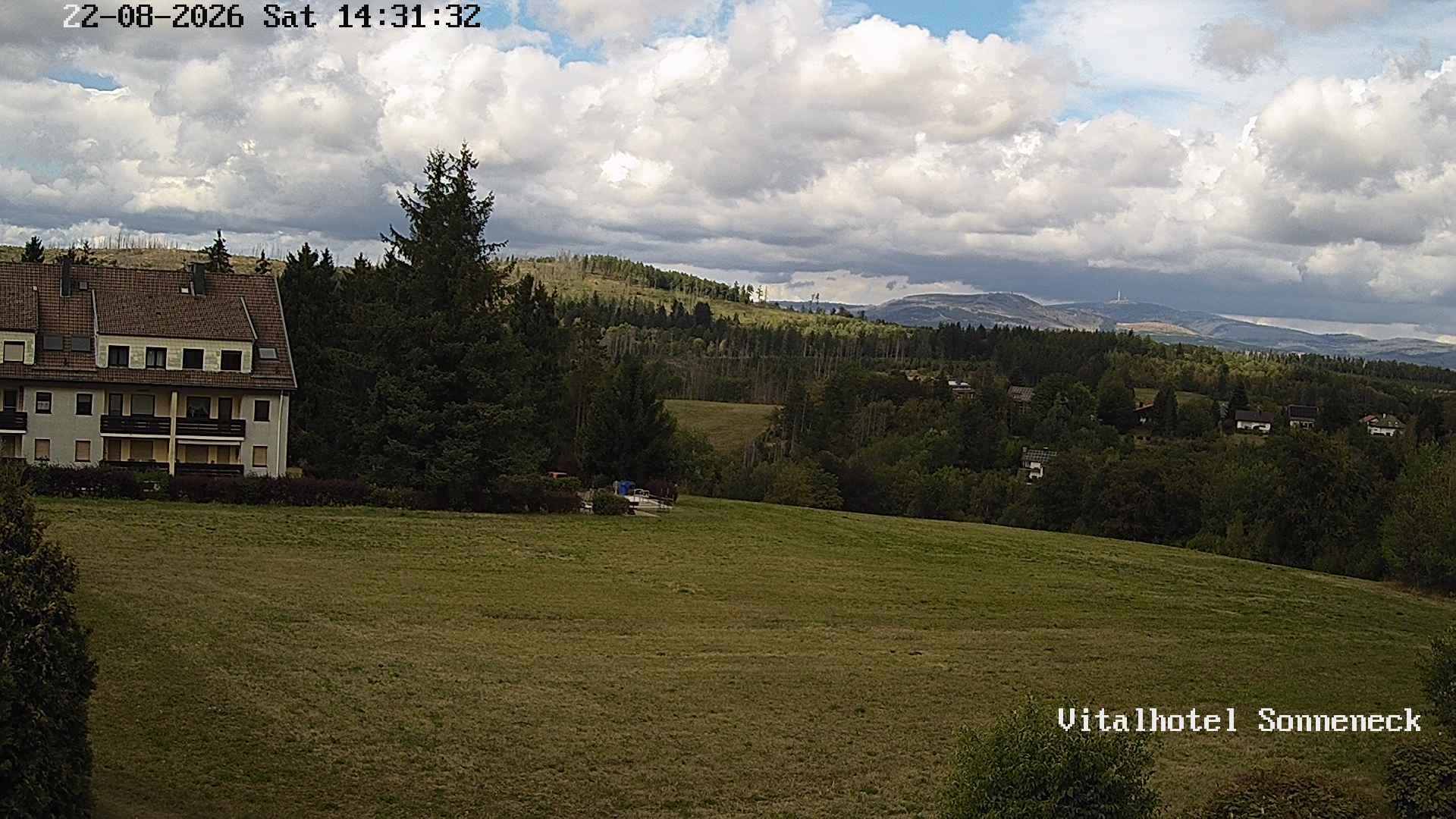 Archived image Webcam Hohegeiß-Braunlage: Panorama view