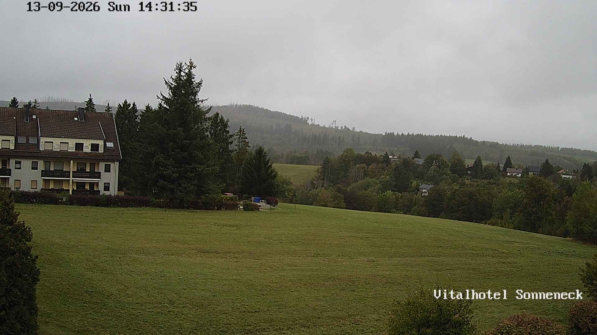 Archived image Webcam Hohegeiß-Braunlage: Panorama view
