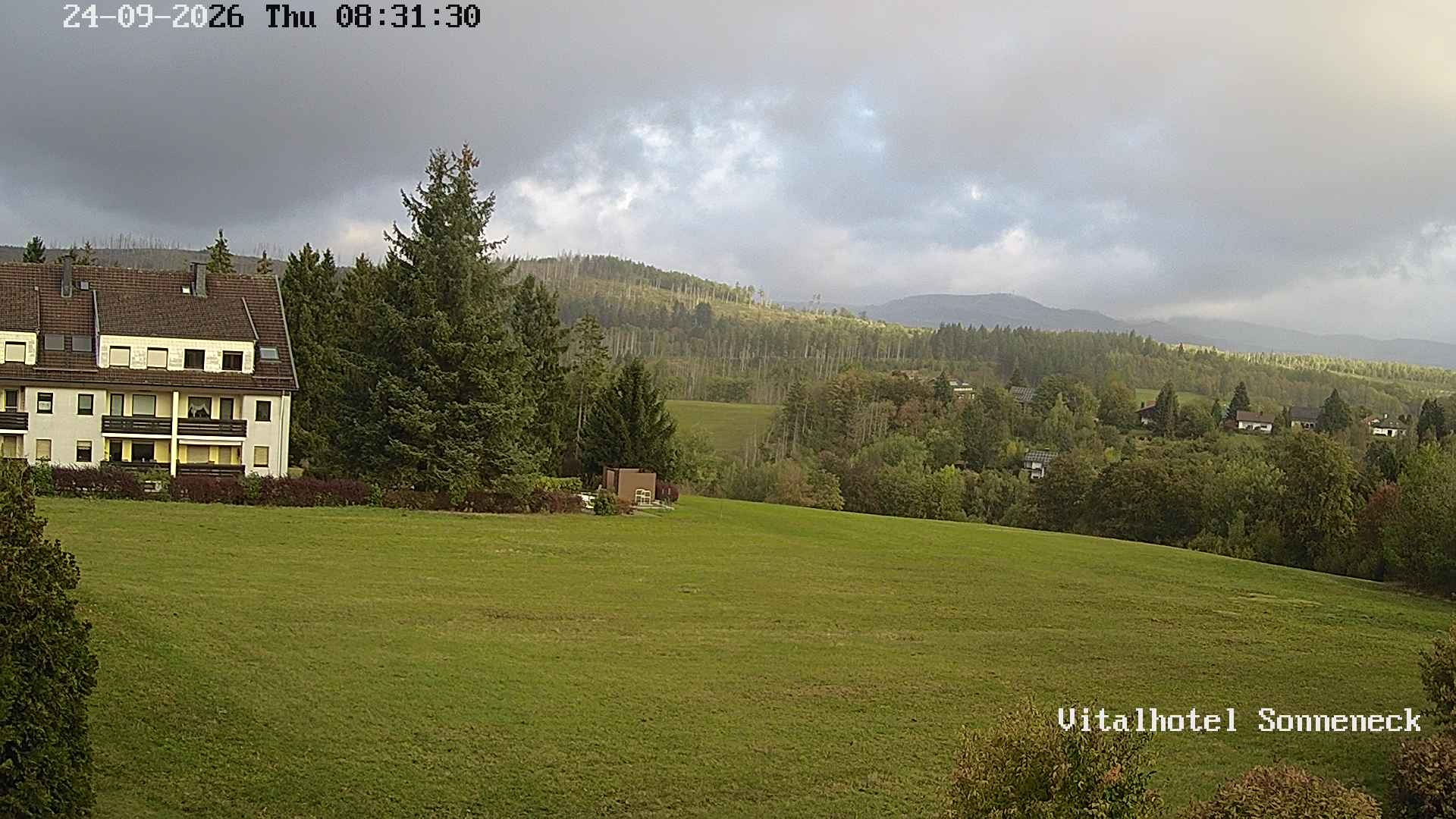 Archived image Webcam Hohegeiß-Braunlage: Panorama view