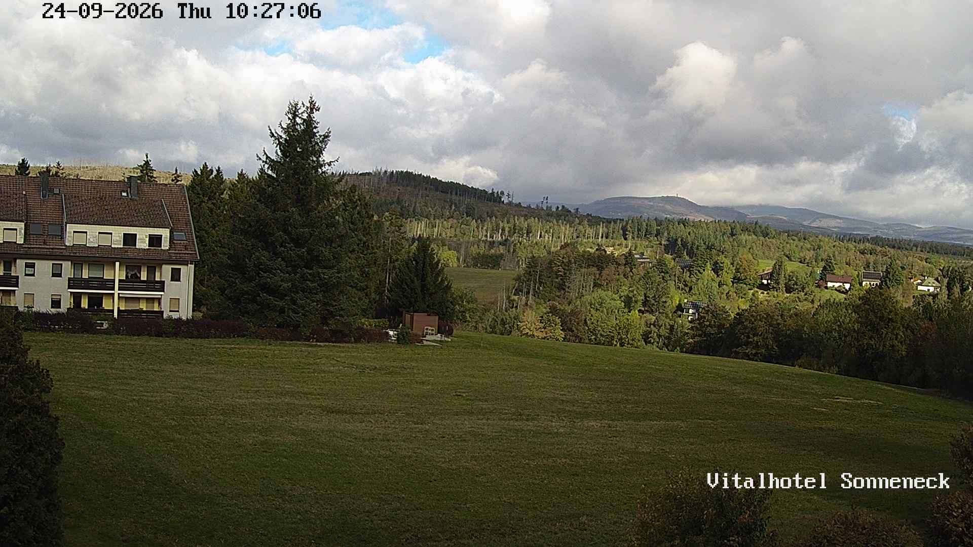 Archived image Webcam Hohegeiß-Braunlage: Panorama view
