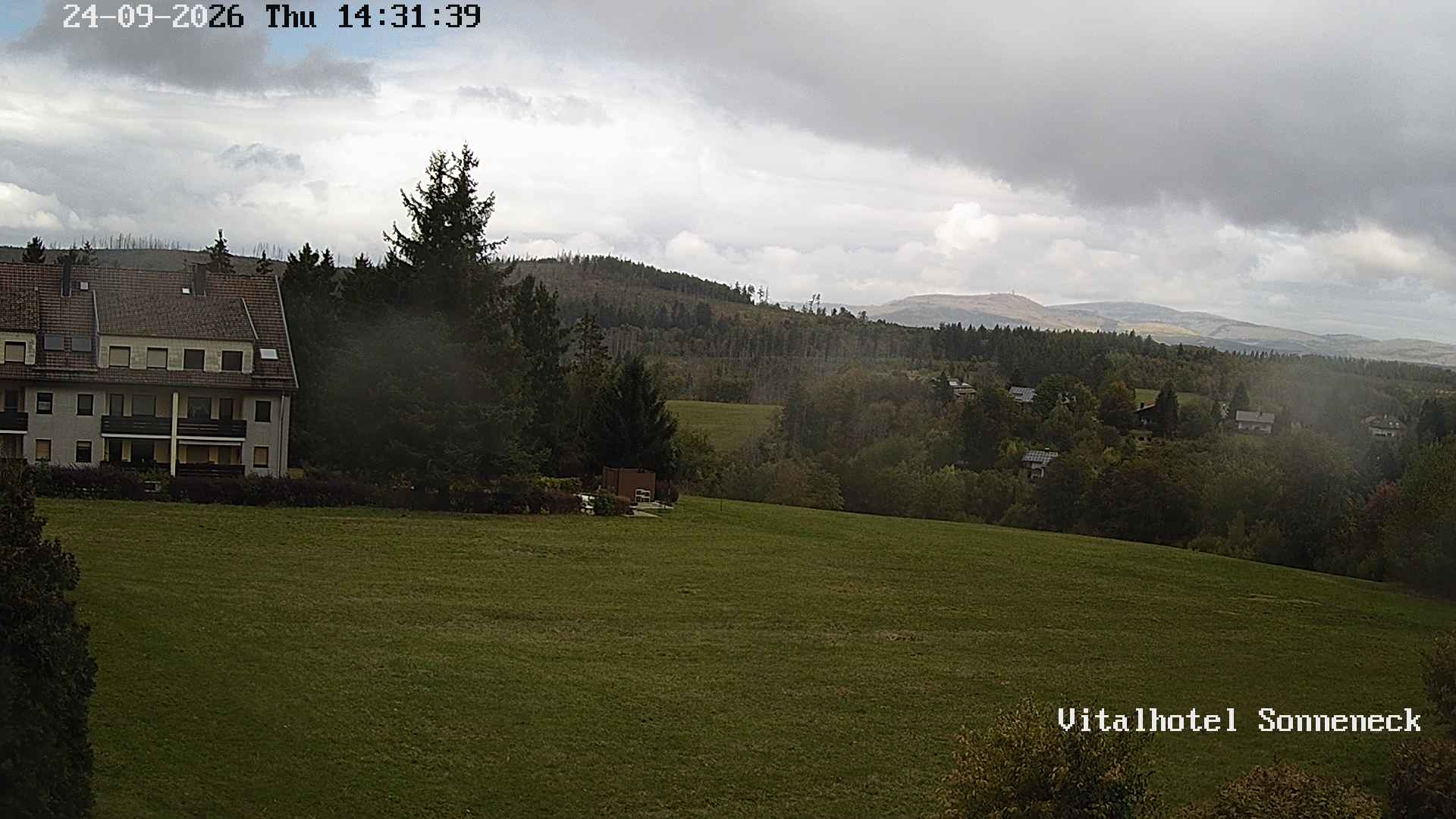 Archived image Webcam Hohegeiß-Braunlage: Panorama view