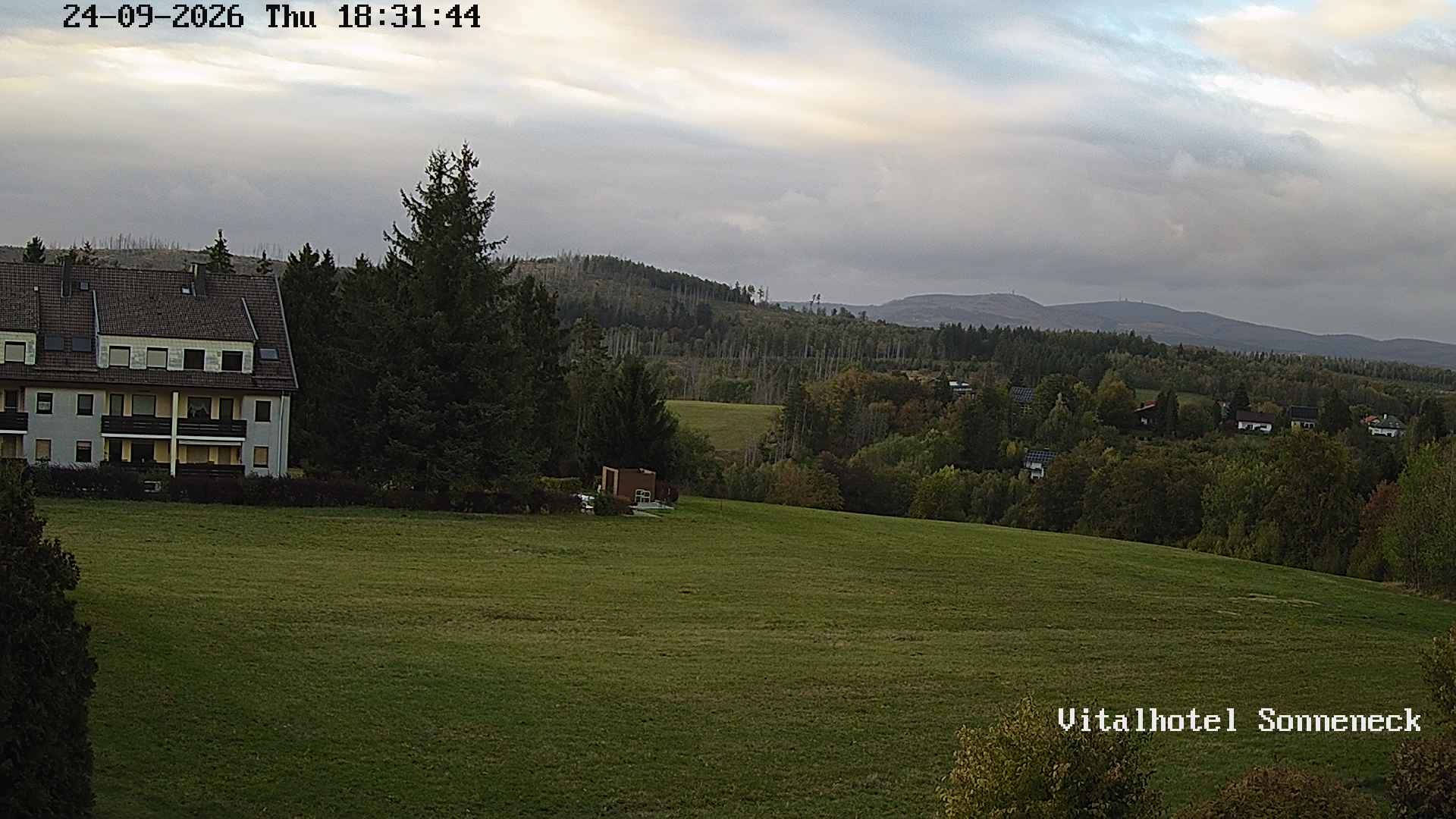 Archived image Webcam Hohegeiß-Braunlage: Panorama view