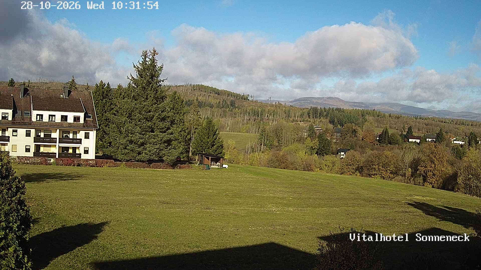 Archived image Webcam Hohegeiß-Braunlage: Panorama view