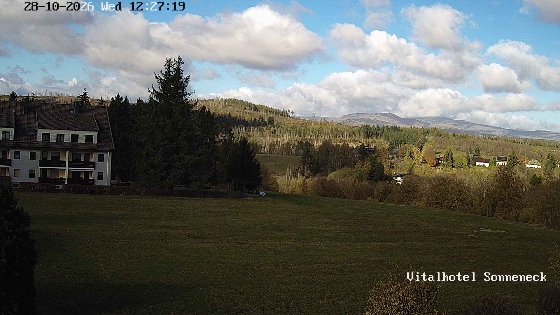 Archived image Webcam Hohegeiß-Braunlage: Panorama view