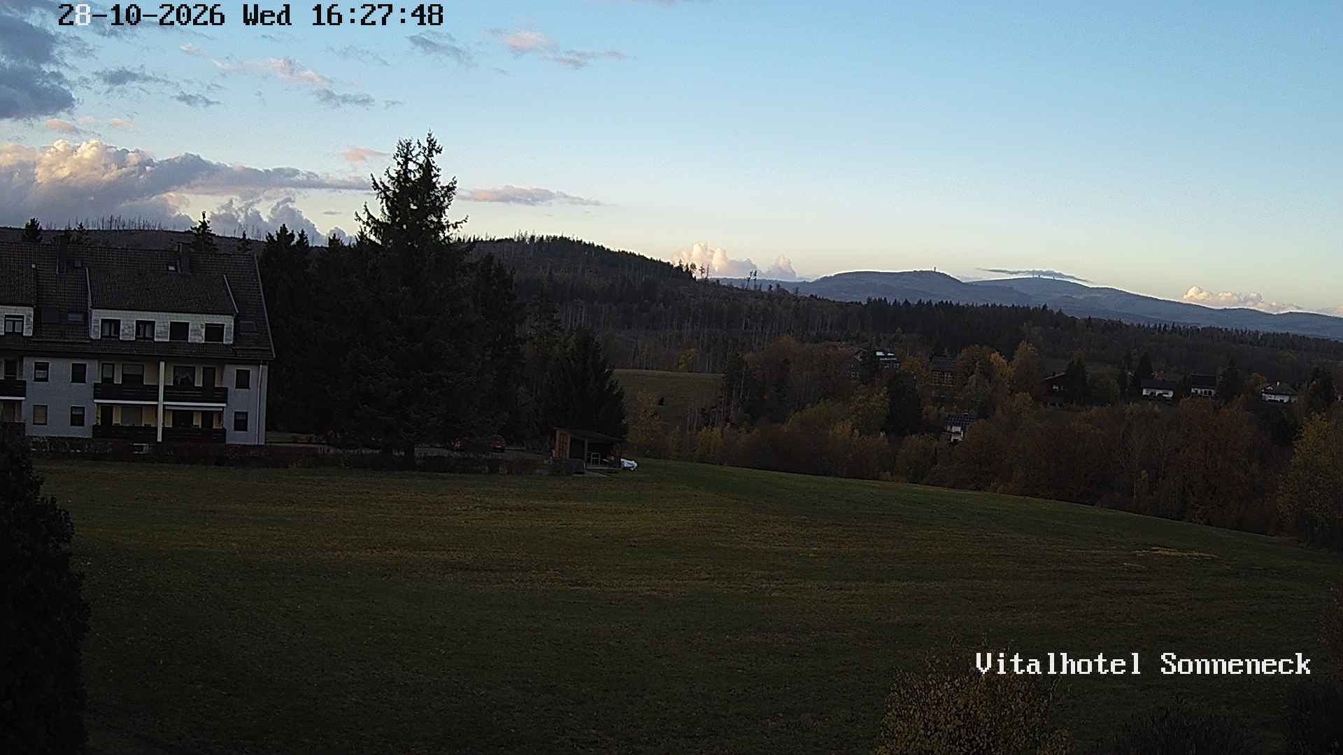 Archived image Webcam Hohegeiß-Braunlage: Panorama view