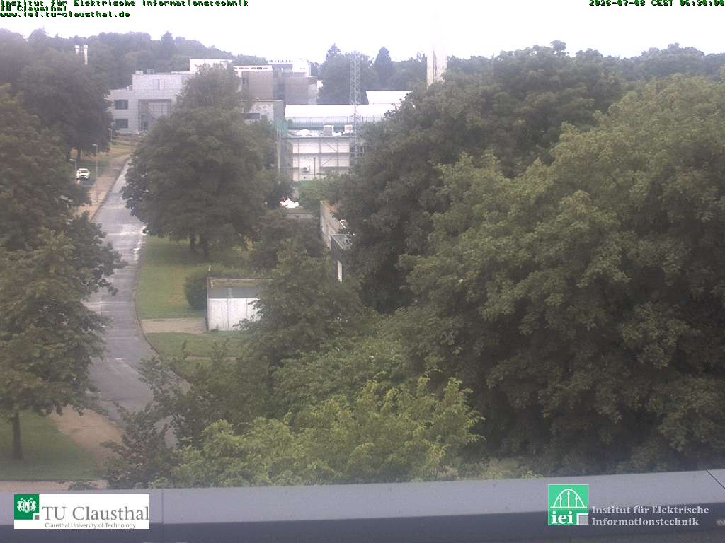 Archived image Webcam Campus TU Clausthal