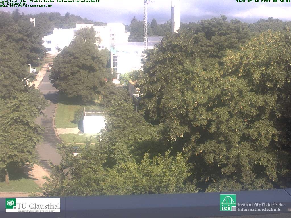 Archived image Webcam Campus TU Clausthal