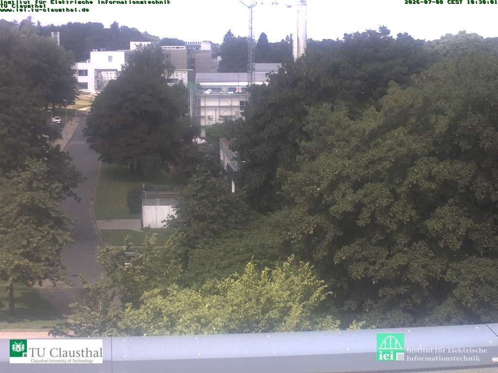 Archived image Webcam Campus TU Clausthal