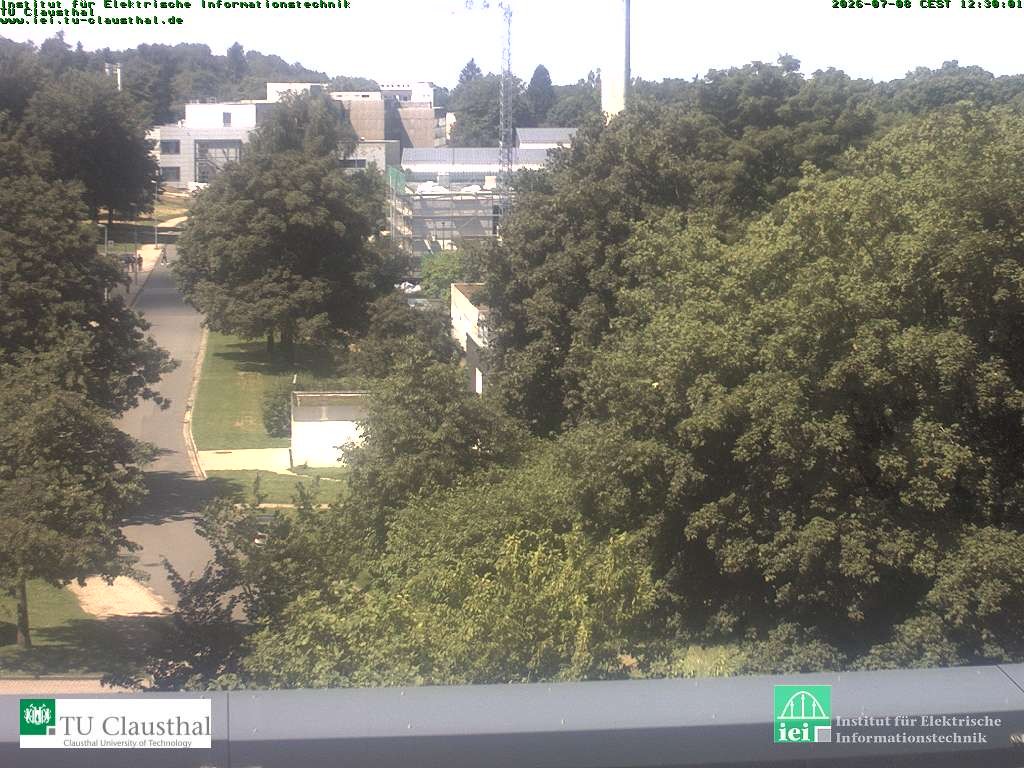 Archived image Webcam Campus TU Clausthal