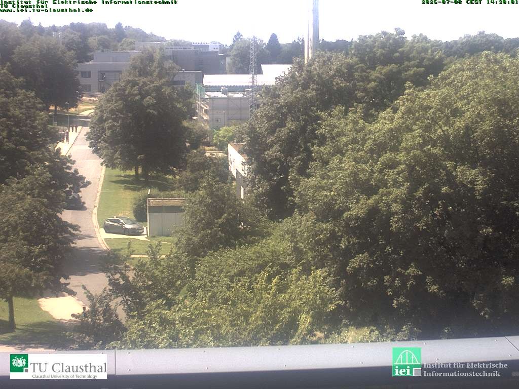 Archived image Webcam Campus TU Clausthal