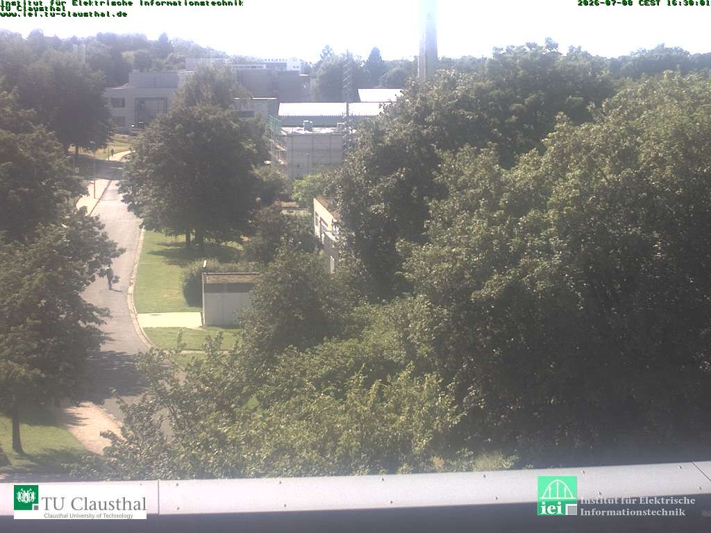 Archived image Webcam Campus TU Clausthal