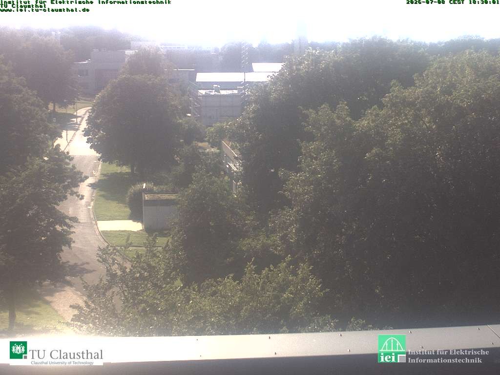 Archived image Webcam Campus TU Clausthal