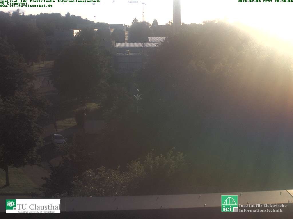 Archived image Webcam Campus TU Clausthal