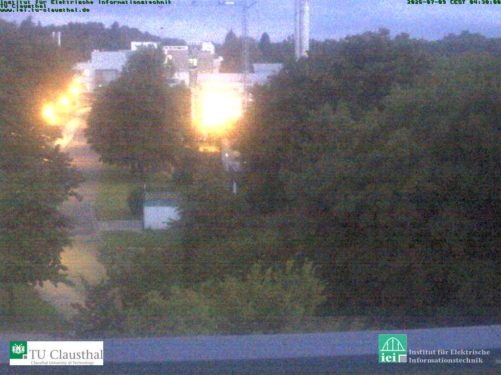 Archived image Webcam Campus TU Clausthal