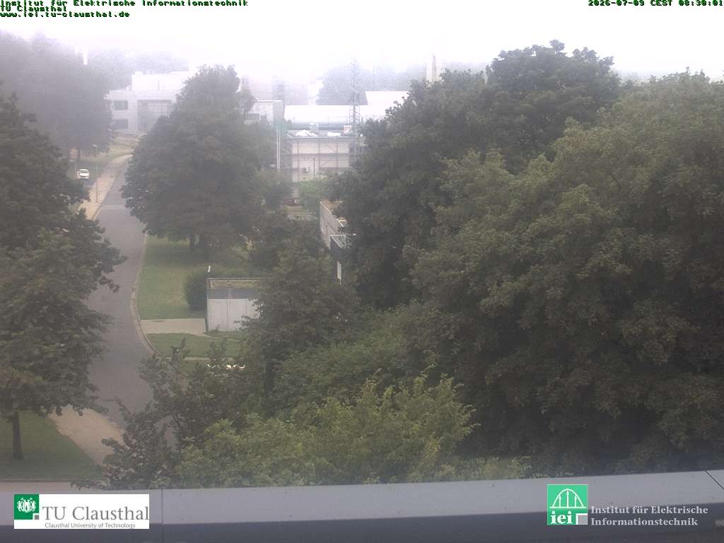 Archived image Webcam Campus TU Clausthal
