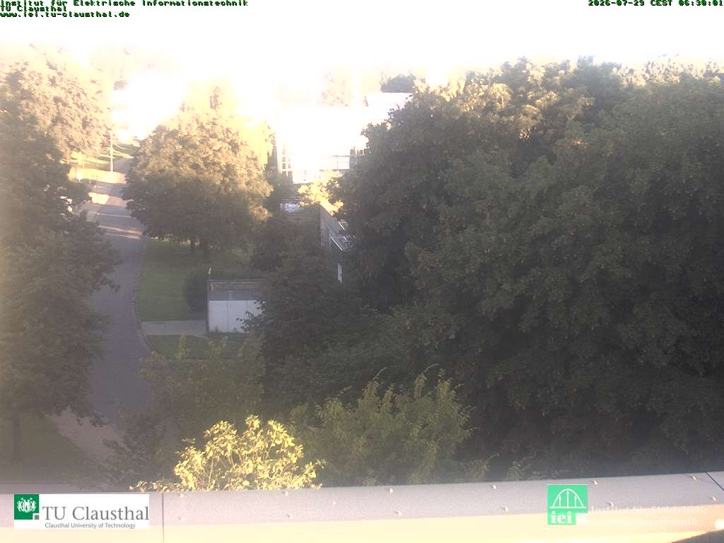 Archived image Webcam Campus TU Clausthal