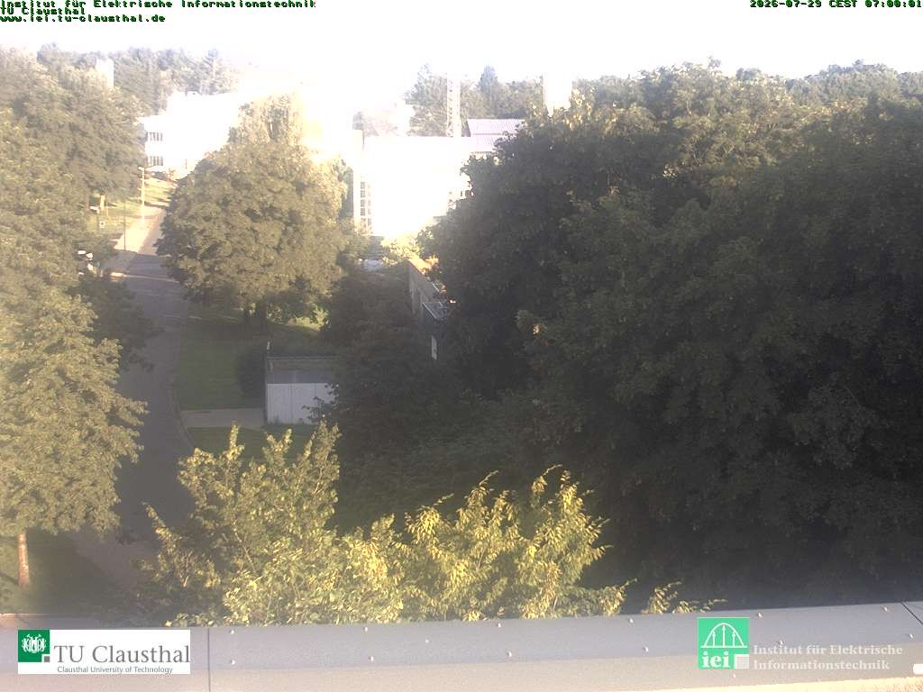 Archived image Webcam Campus TU Clausthal