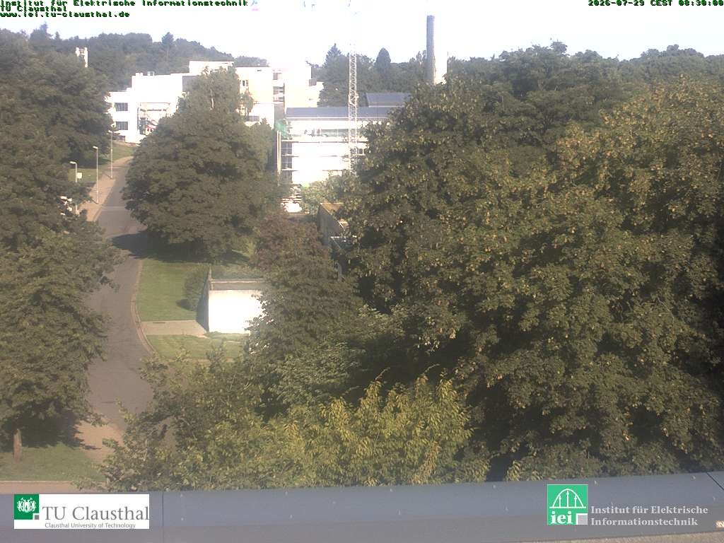 Archived image Webcam Campus TU Clausthal
