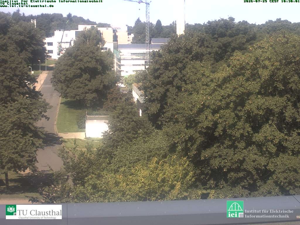Archived image Webcam Campus TU Clausthal