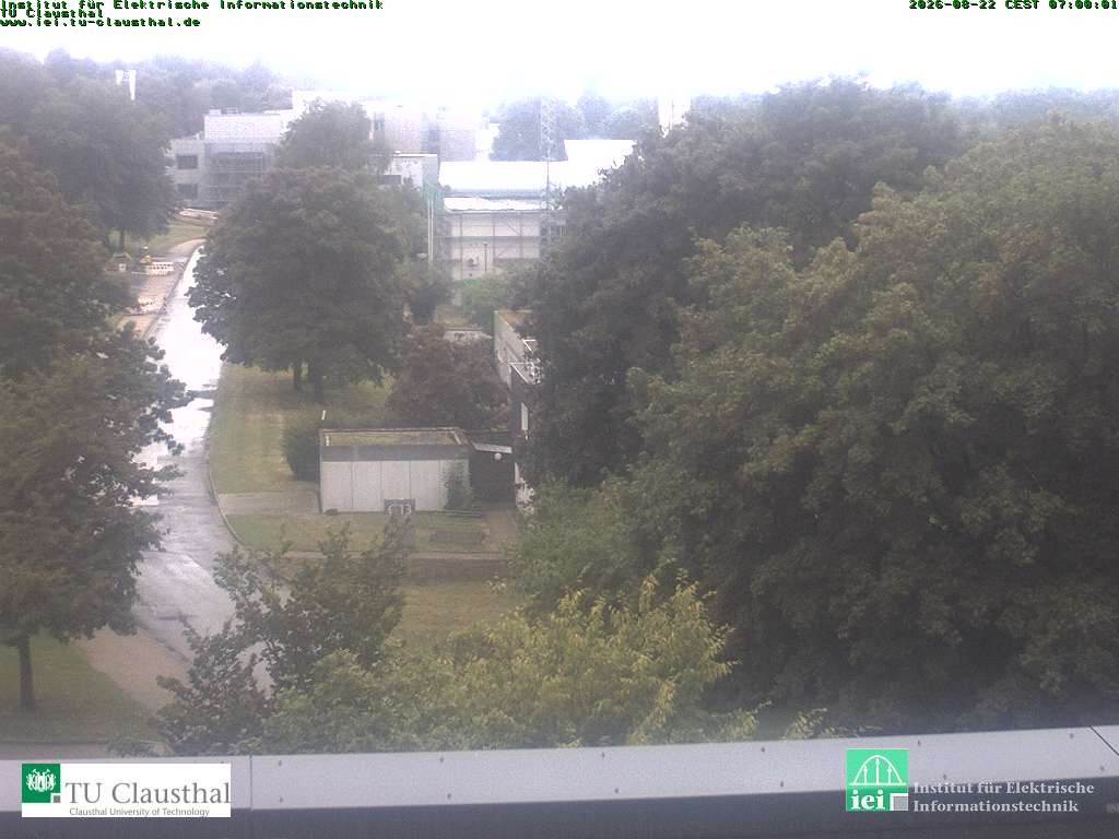 Archived image Webcam Campus TU Clausthal