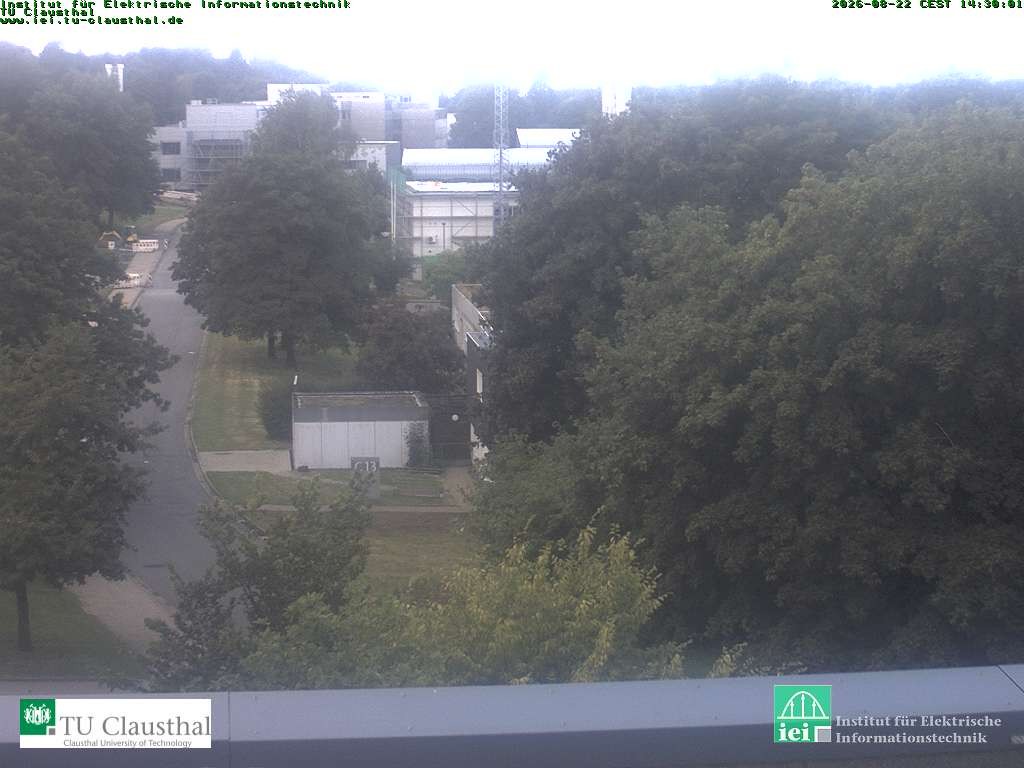 Archived image Webcam Campus TU Clausthal