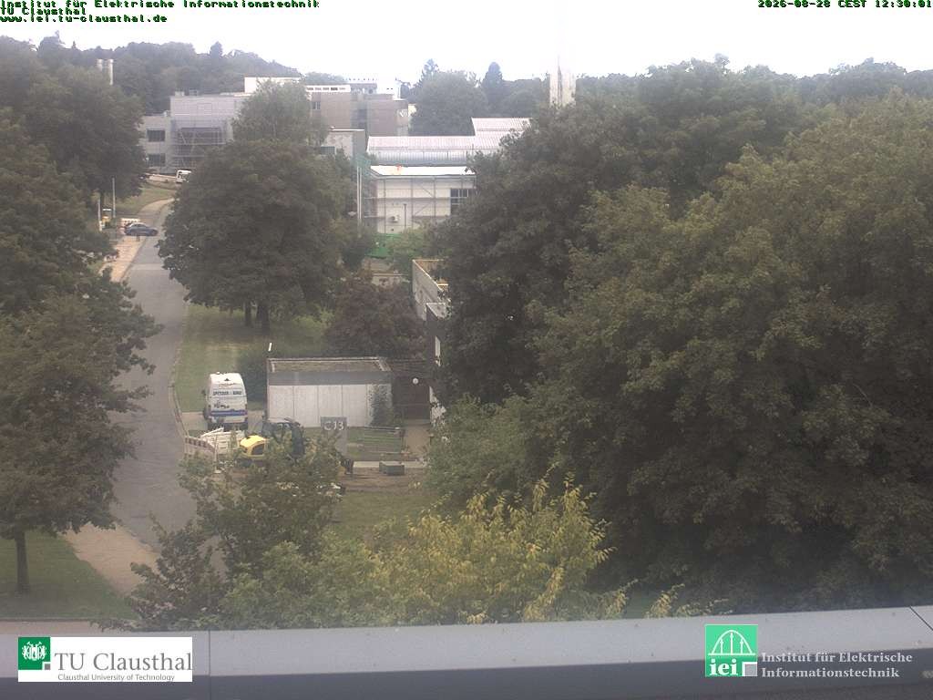 Archived image Webcam Campus TU Clausthal