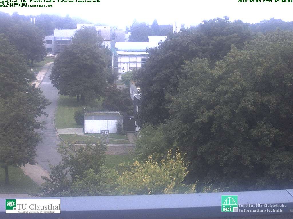 Archived image Webcam Campus TU Clausthal