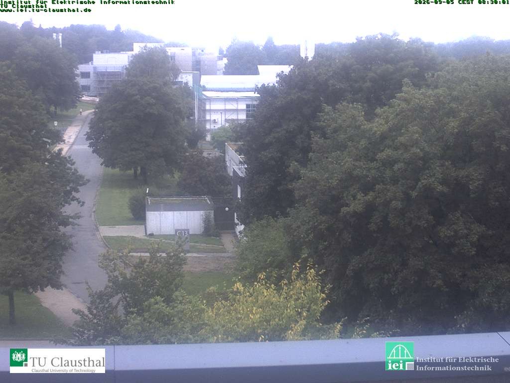 Archived image Webcam Campus TU Clausthal