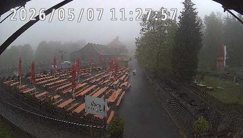 Archived image Webcam Restaurant Kreuzberg mountain (Rhön)