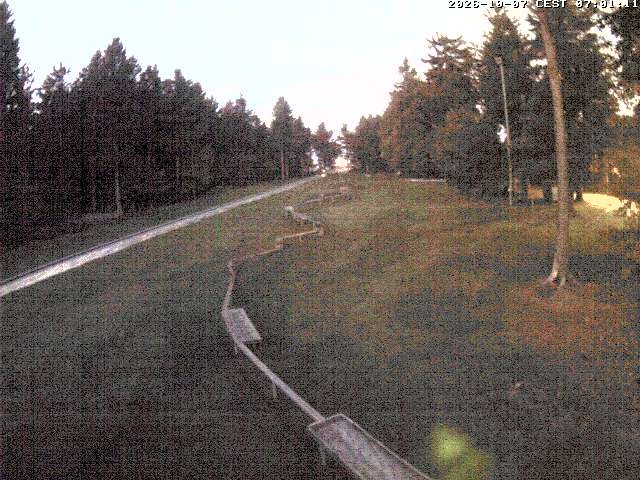 Archived image Webcam Ski run at Wasserkuppe mountain