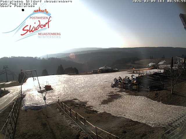 Archiv Foto Webcam Obere Postwiese in Neuastenberg