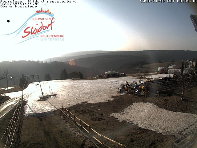 Archiv Foto Webcam Obere Postwiese in Neuastenberg