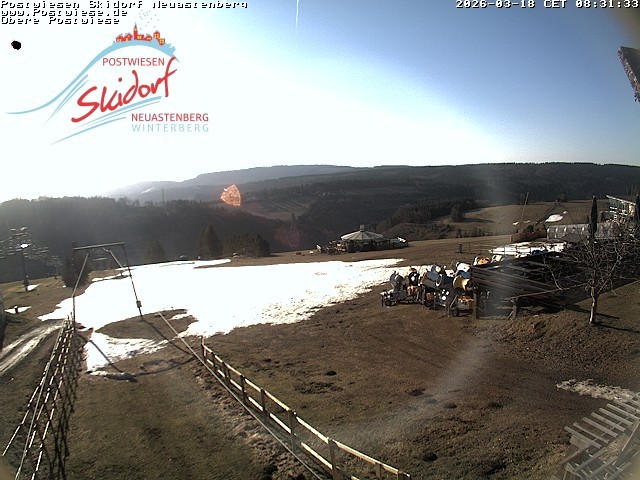 Archiv Foto Webcam Obere Postwiese in Neuastenberg