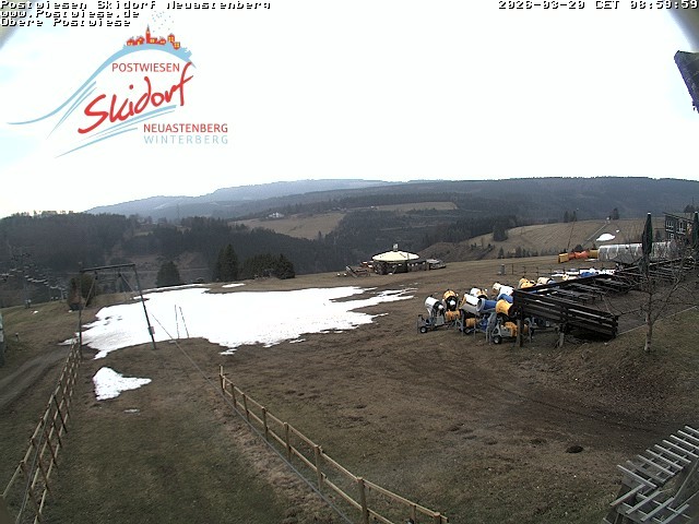 Archiv Foto Webcam Obere Postwiese in Neuastenberg