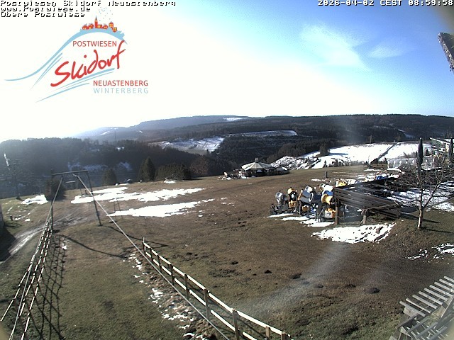 Archiv Foto Webcam Obere Postwiese in Neuastenberg