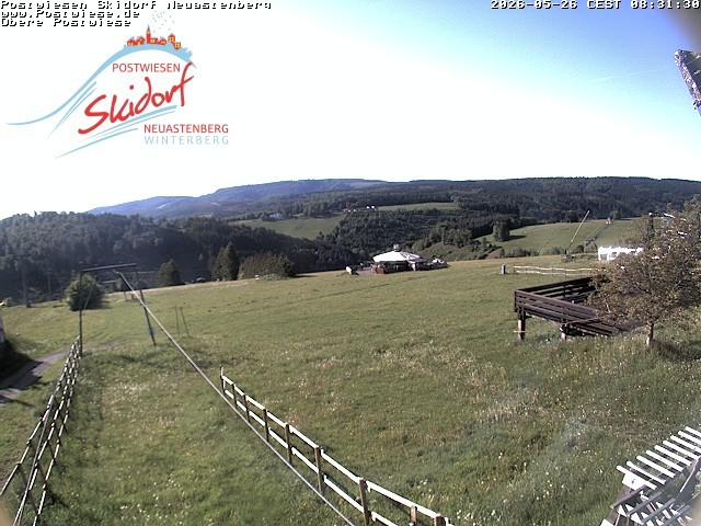 Archiv Foto Webcam Obere Postwiese in Neuastenberg