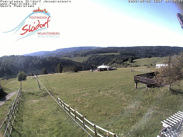 Archiv Foto Webcam Obere Postwiese in Neuastenberg