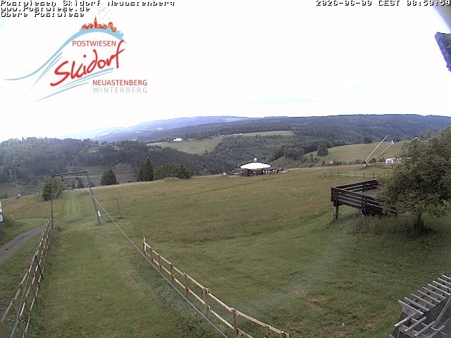 Archiv Foto Webcam Obere Postwiese in Neuastenberg
